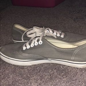 Grey authentic lo pro vans